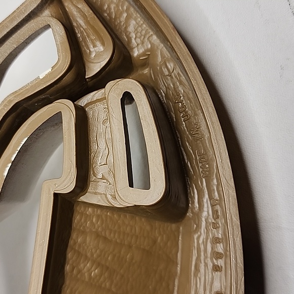 Vintage Burwood Rocking Horse Wall Decor USA 1980s 10" x 13" Nursery Plaque - Picture 10 of 10